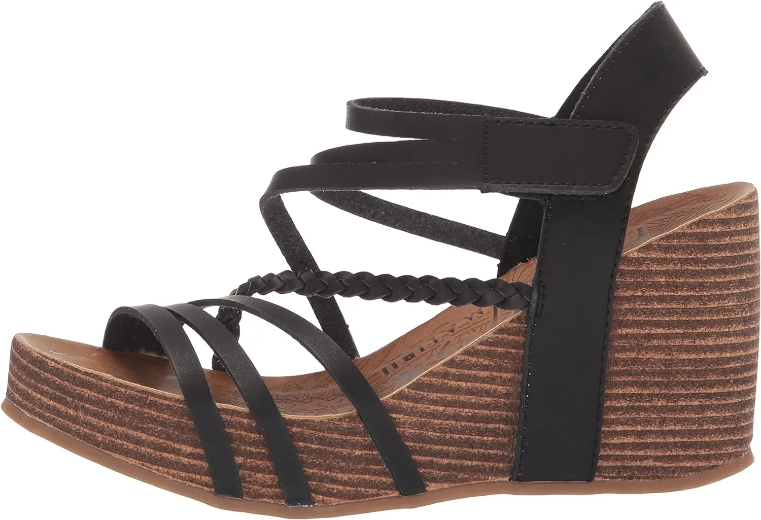 Twisted Flip Flops Blowfish Womens Heidi Wedge Sandal