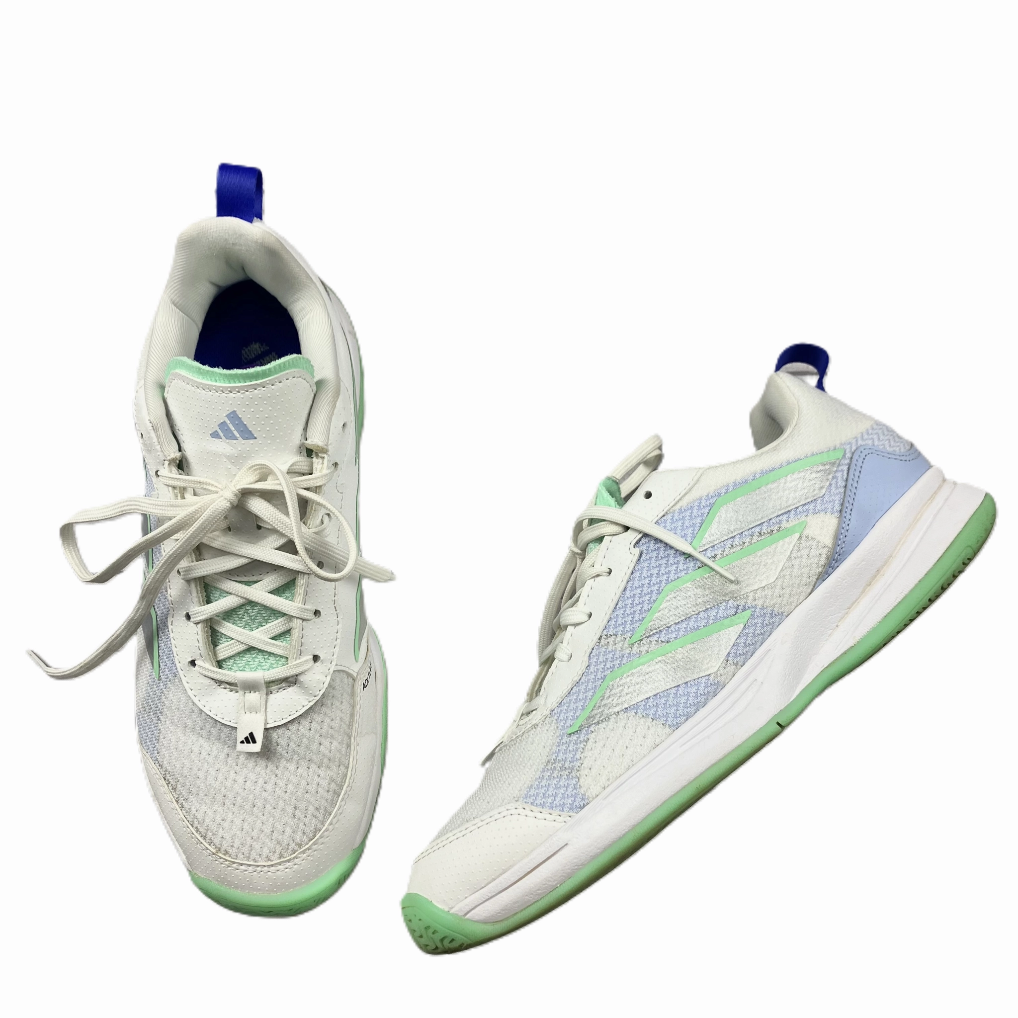 Adidas Samba Shoes Deals Blue & White Shoes Athletic By Adidas, Size: 9