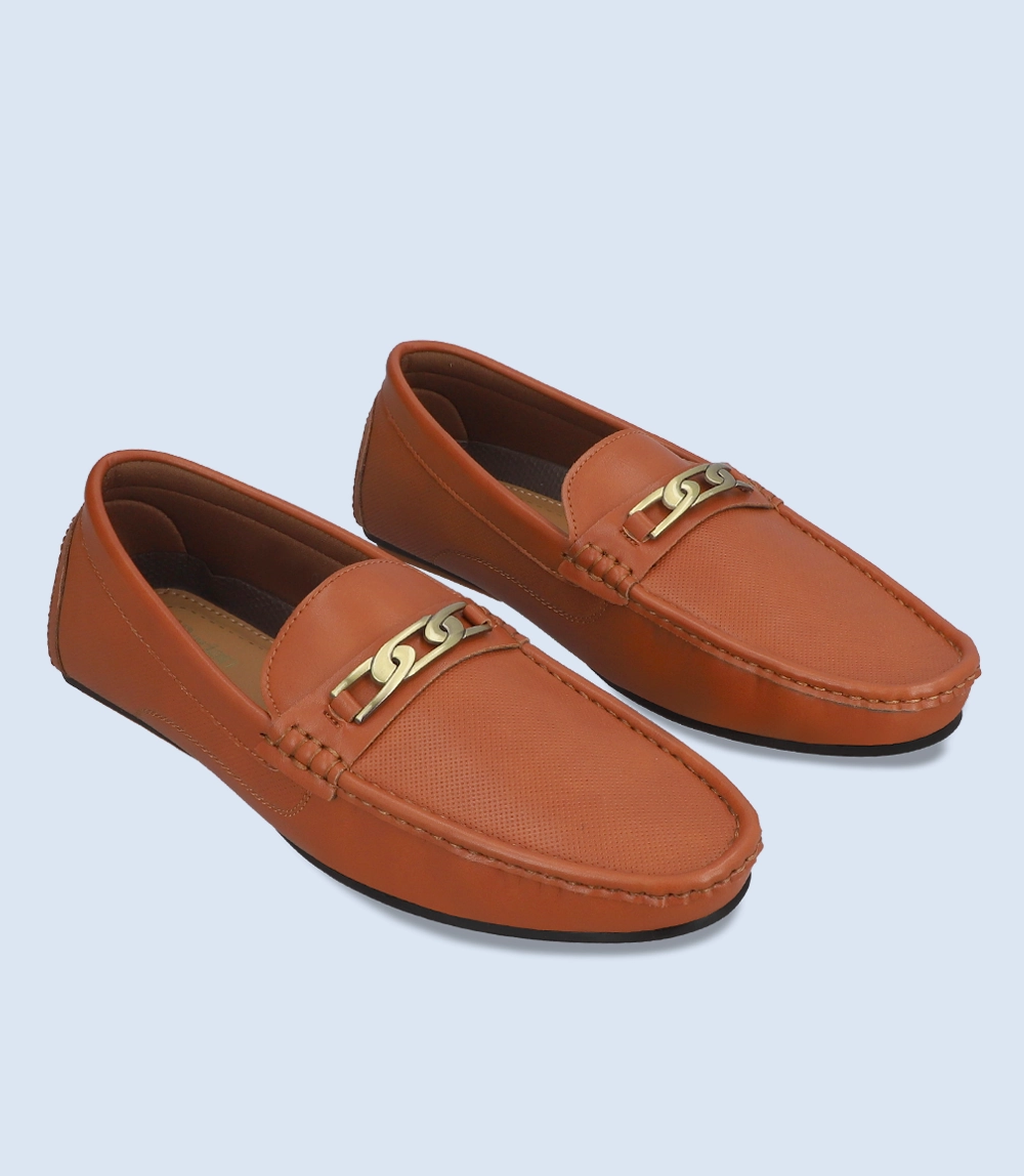 Loafers Block BM5136-BROWN-Men Loafers