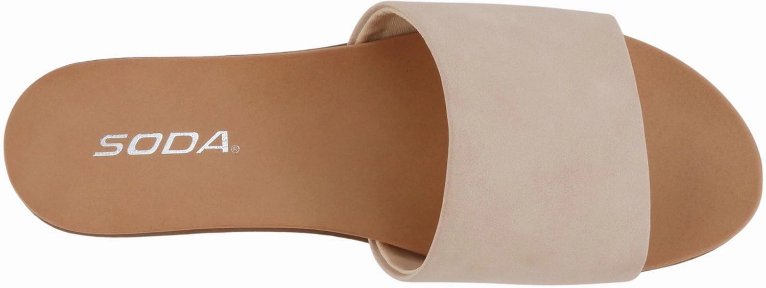 Board-S Mauve Nubuck Soda Flip Flops With Dogs