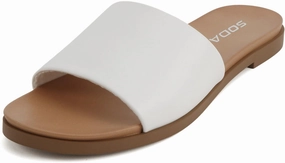 Flip Flops Rainbow Board-S White PU Soda