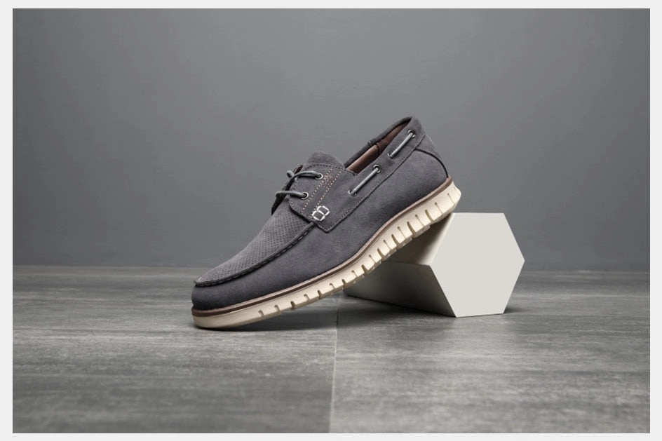 1950s Penny Loafers West Louis Autumn Cow Suede Office Style Loafers