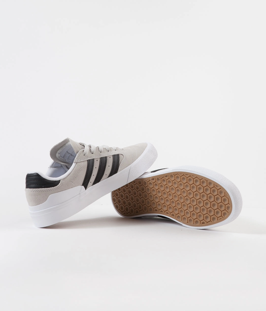 Adidas Busenitz Vulc II Shoes - White / Core Black / Gum4 Adidas Shoes With Cloudfoam
