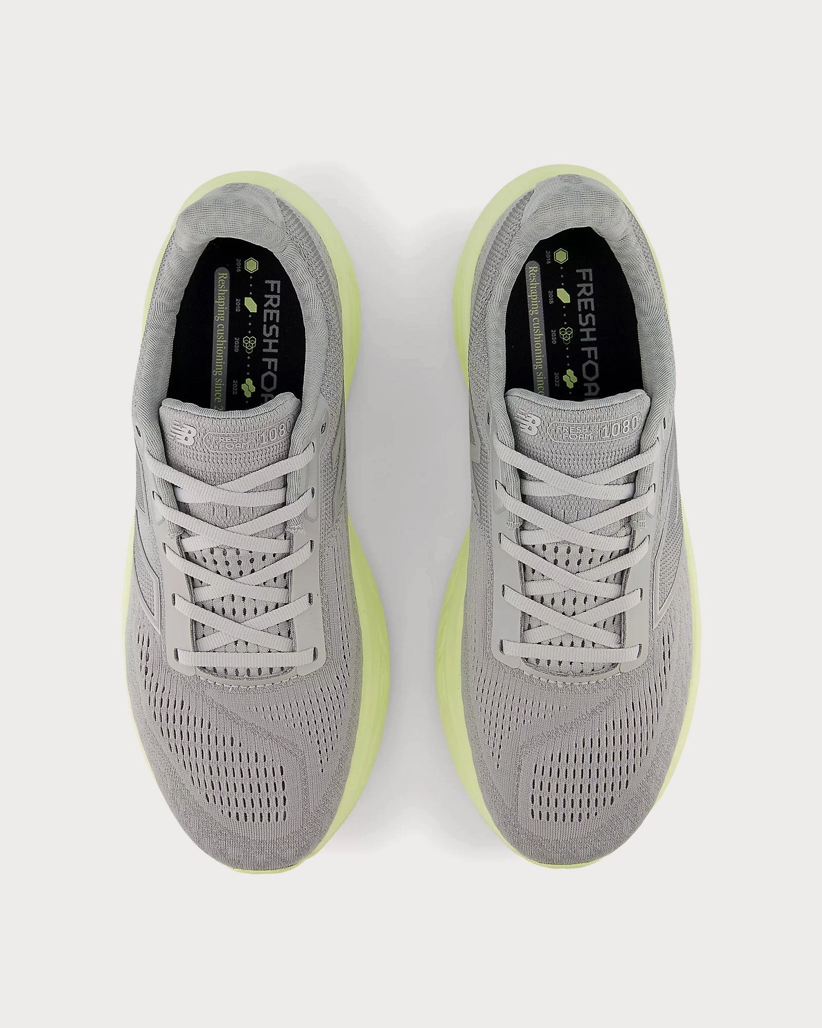 Women's New Balance Fresh Foam X 1080v14 Fresh Foam X 1080v14 Raincloud / Limelight / Silver Metalic Running Shoes