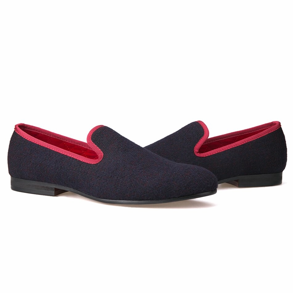 Gracie Slippers High quality men cotton fashion party and prom mens loafers
