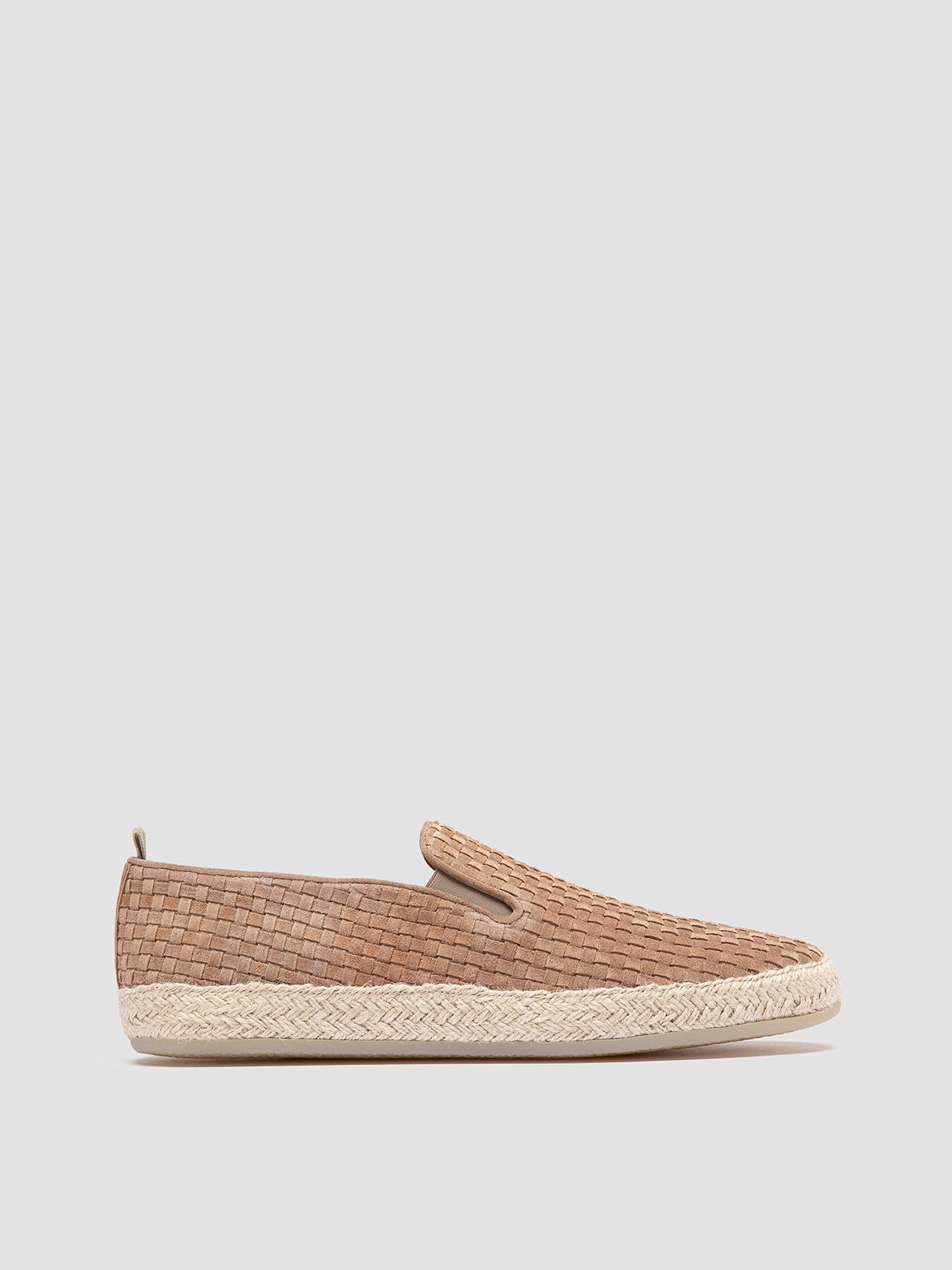 Loafers Pinterest BOWLINE 001 - Taupe Woven Espadrille Shoes