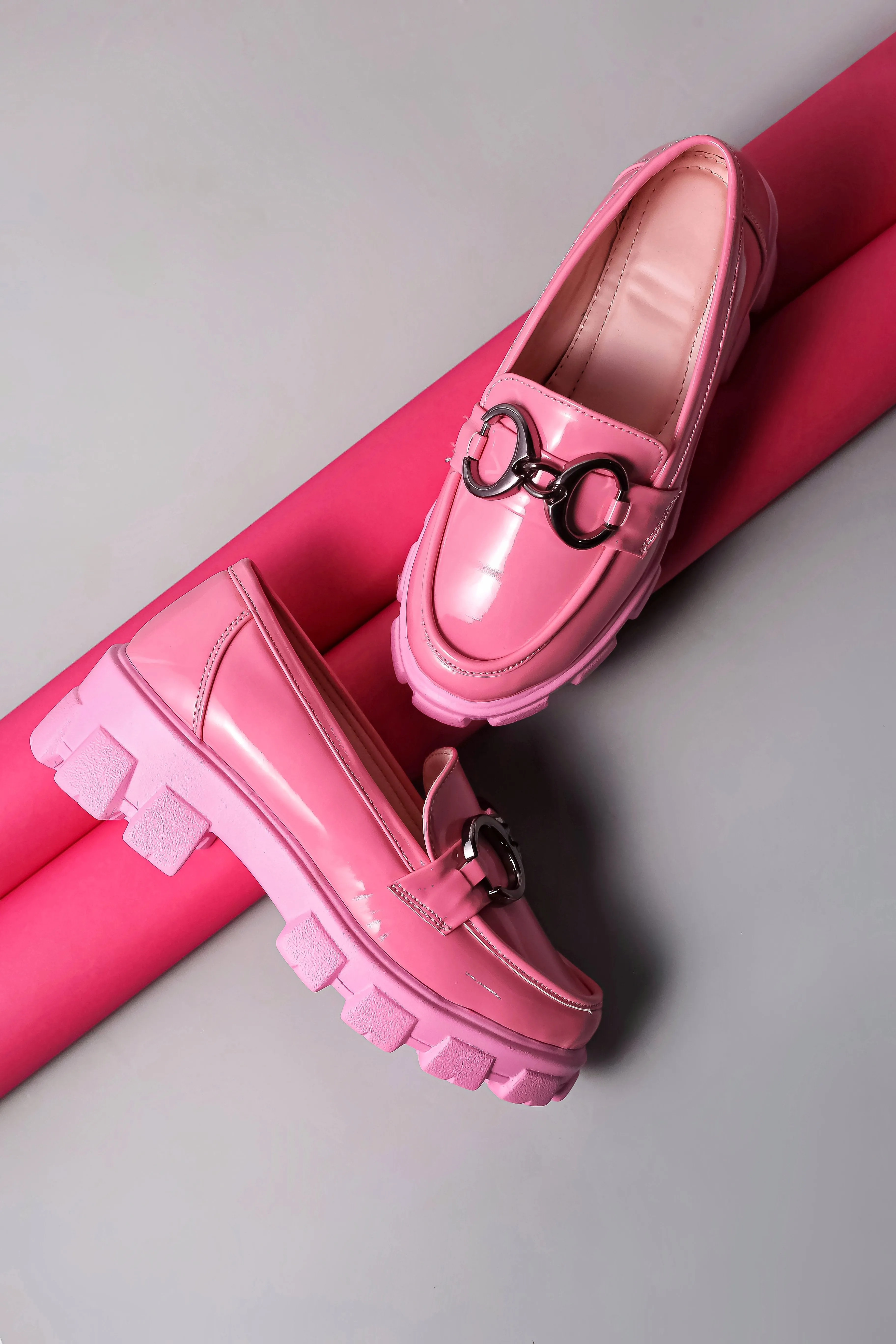 Penny Loafers Size 14 Brauch Pink Patent Embellished Loafer Shoe