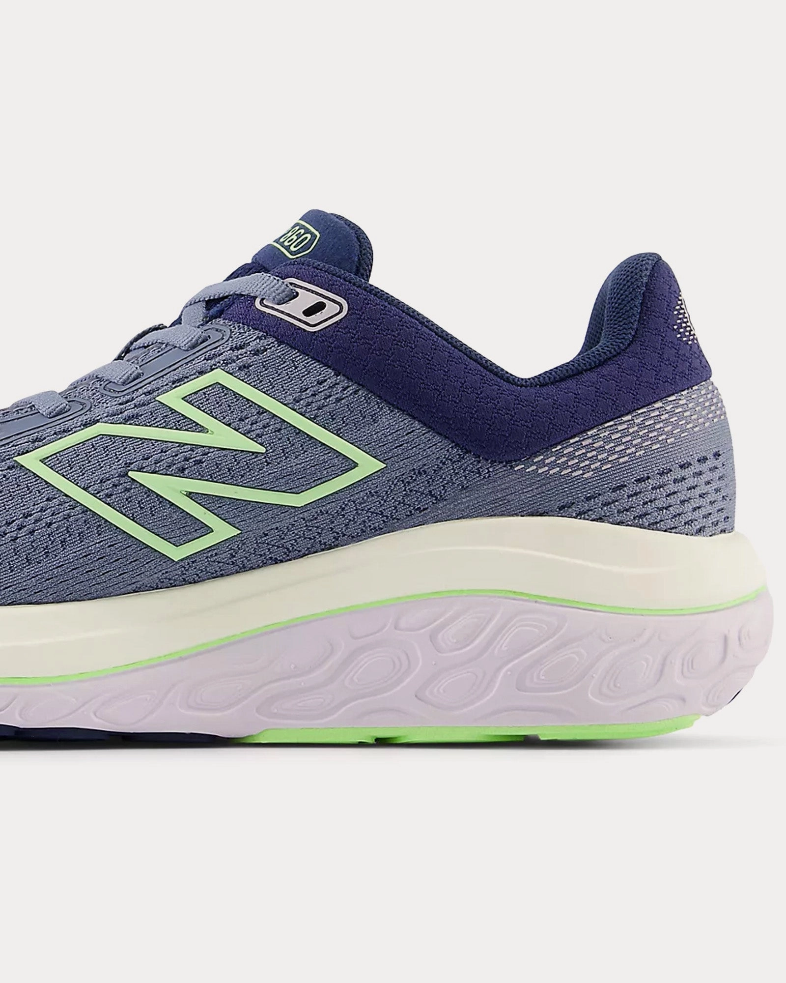 New Balance Blue And Tan Fresh Foam X 860v14 Arctic Grey / Sea Salt / Bleached Lime Glo Running Shoes