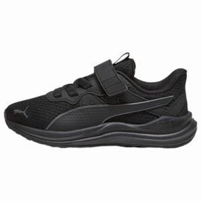 - Puma Kids Reflect Lite AC (Black-Cool Dark) - (37912502) - BCD - R1L10 Puma Playmaker Pro Mid Basketball Shoes