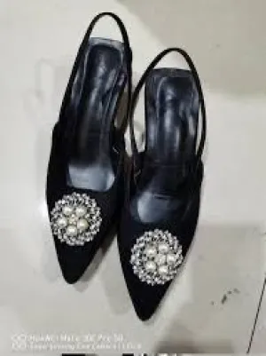 Loafers Bee Women Shoes Low Heel Shoes Back Strappy Wedding Party Shoes 534478