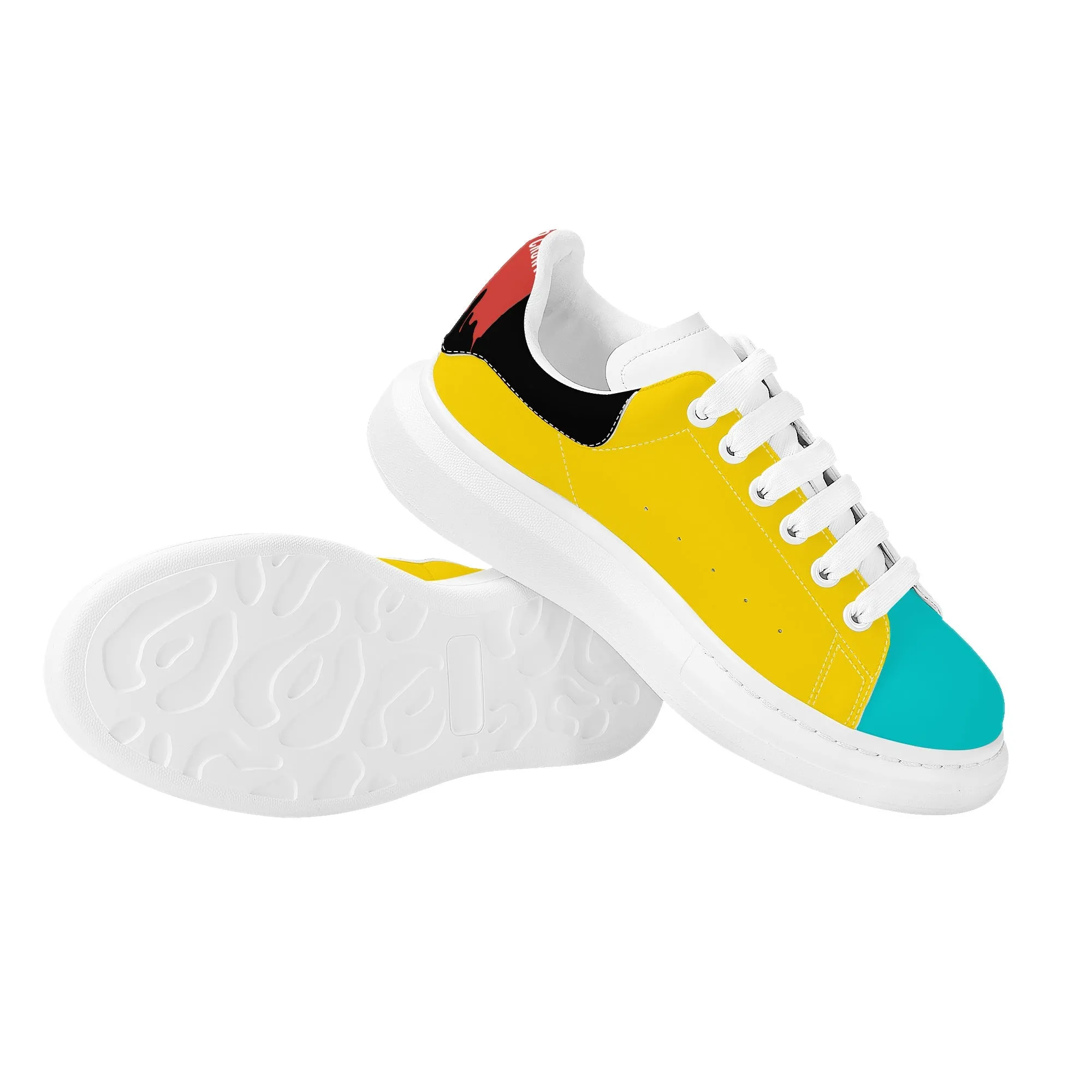 Womens Multi Color FCS Low Top Chunky Russell Westbrook Sneakers