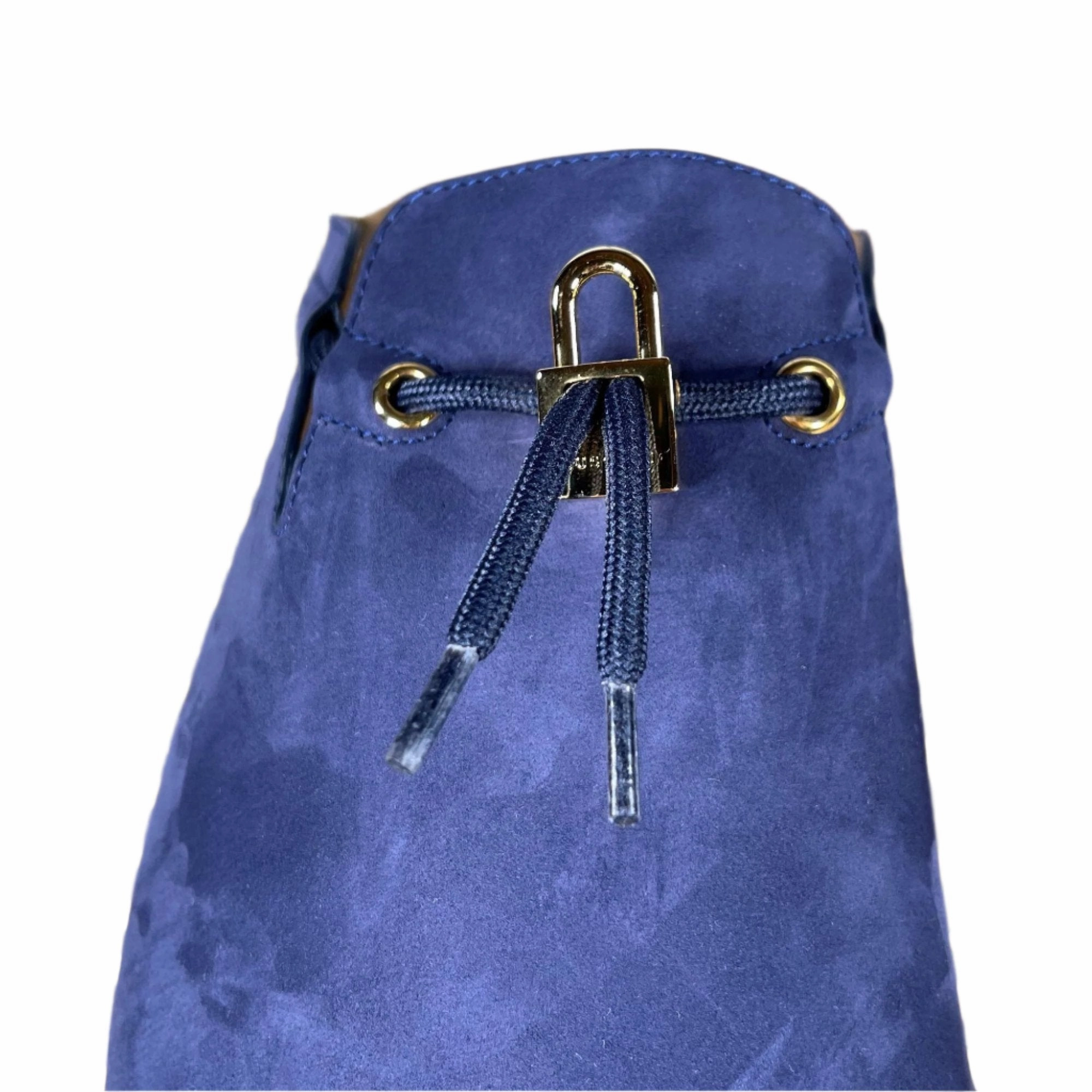 Ballet Slippers Murray Hill Buscemi Pietro Nubuk Navy Leather Slippers