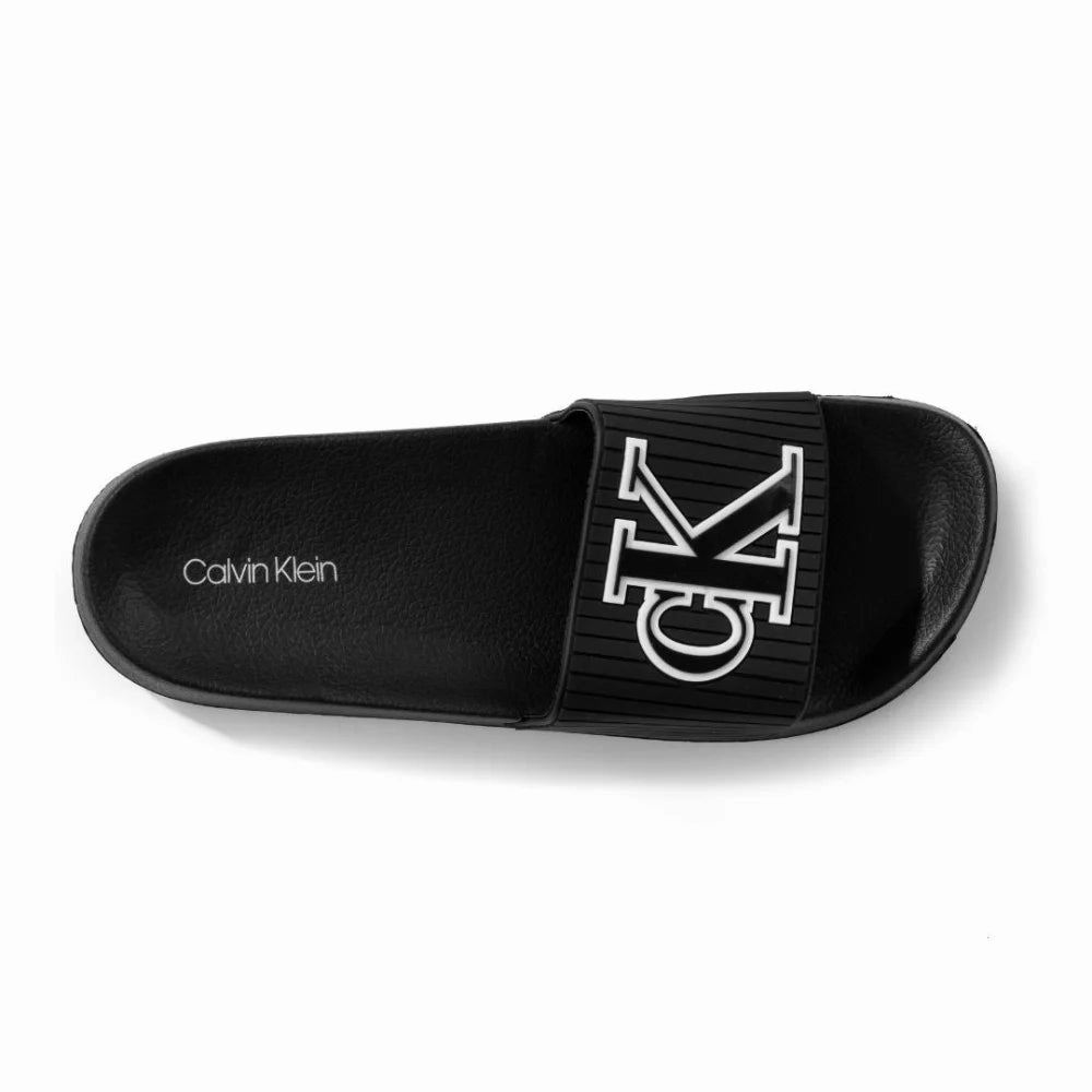 Beaver Slippers Calvin Klein Alonzo Slippers - BLKWHT