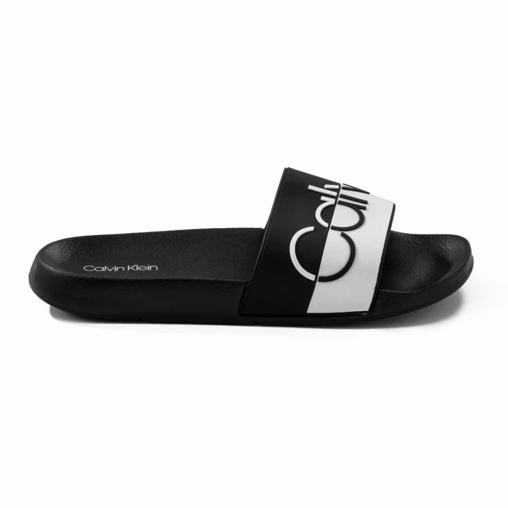 Muk Muk Slippers Calvin Klein Aries Slippers - BLKWHT