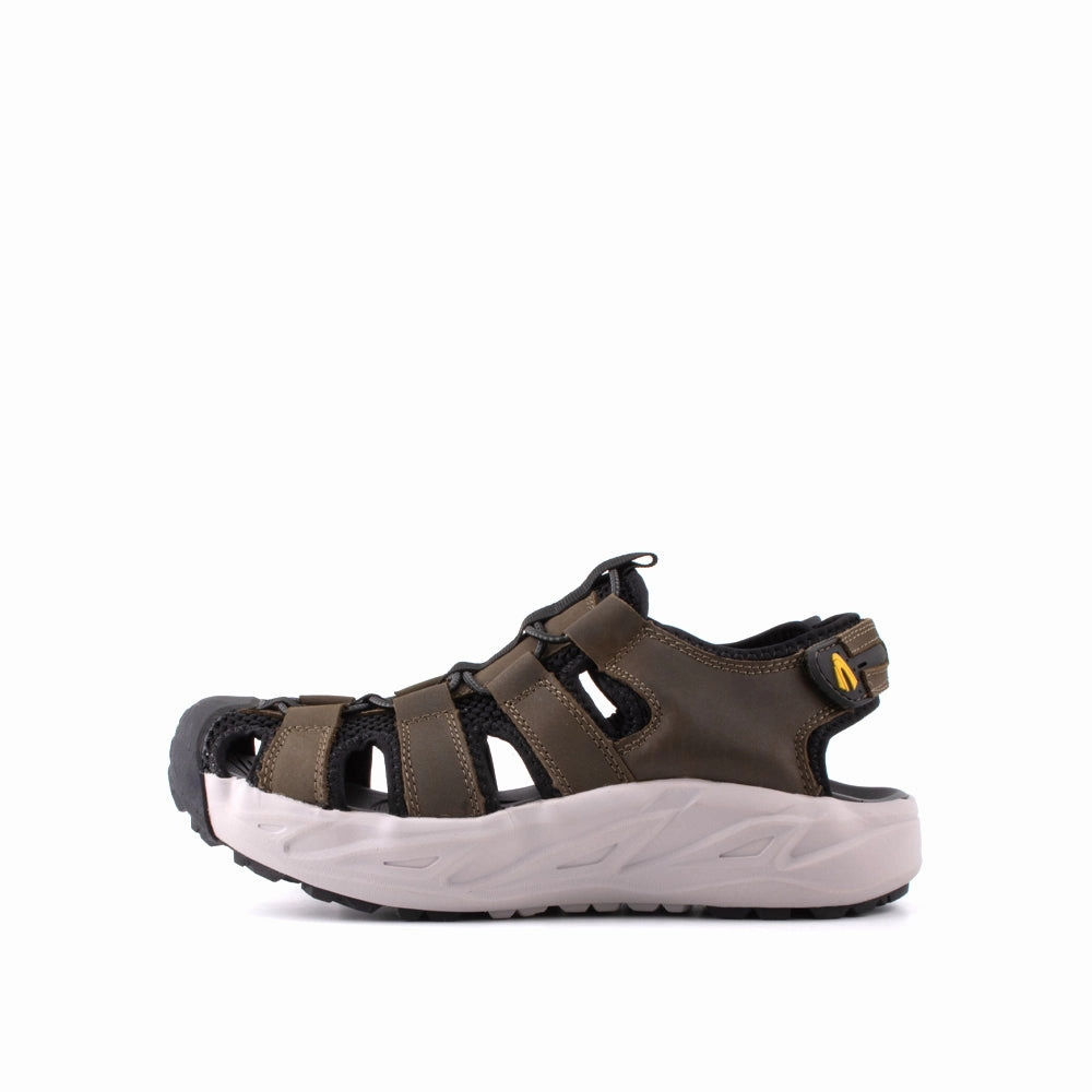 Sandals Marriage Packages camel active Adjustable Leather Strap Sandals Men Olive VALERIO 892403-XC1SV-7 OLIVE