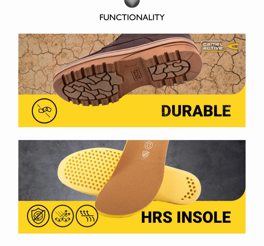 camel active Covered Toe Sandals  Men Sand EVO-892450-YK1SVC-5 Sandals With Bows