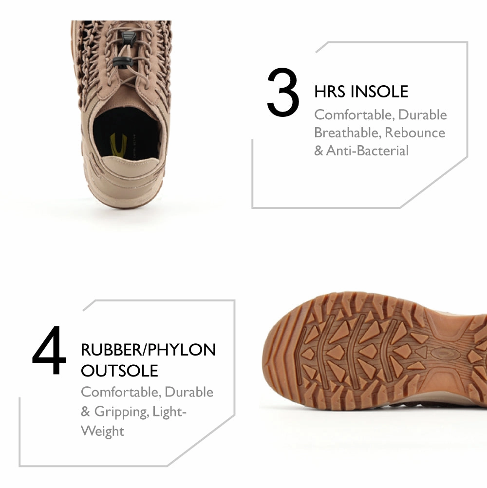 Sandals Suede camel active Covered Toe Sandals  Men Sand EVO-892450-YK1SVC-5