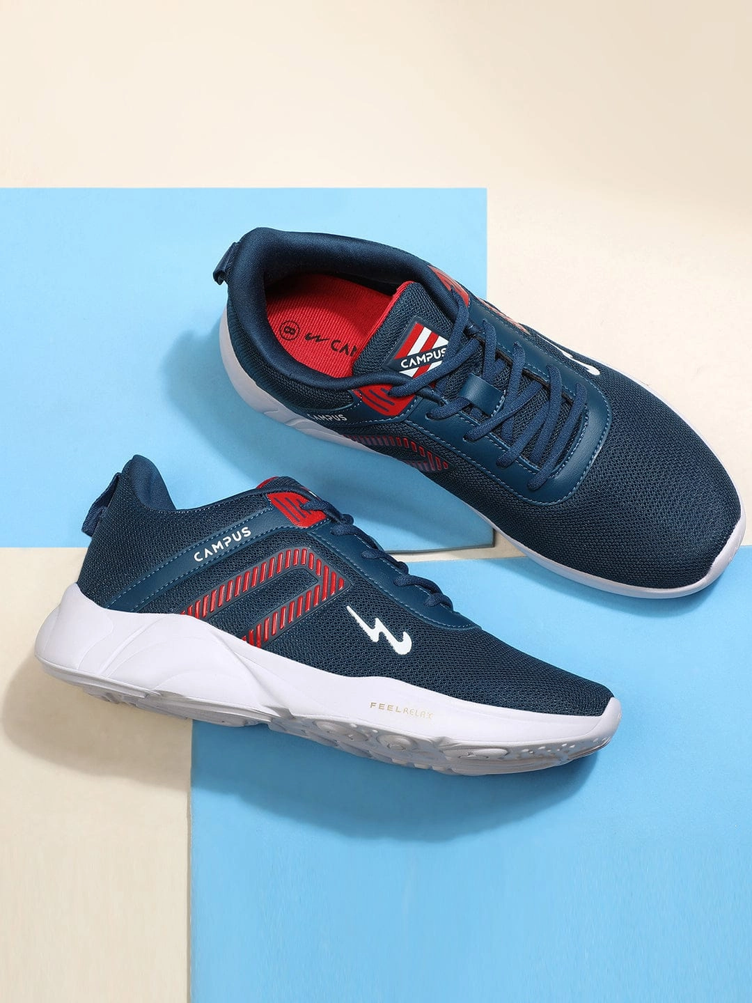 Trail Running Shoes For Distance CAMP CASPER Blue Men's Running Shoes