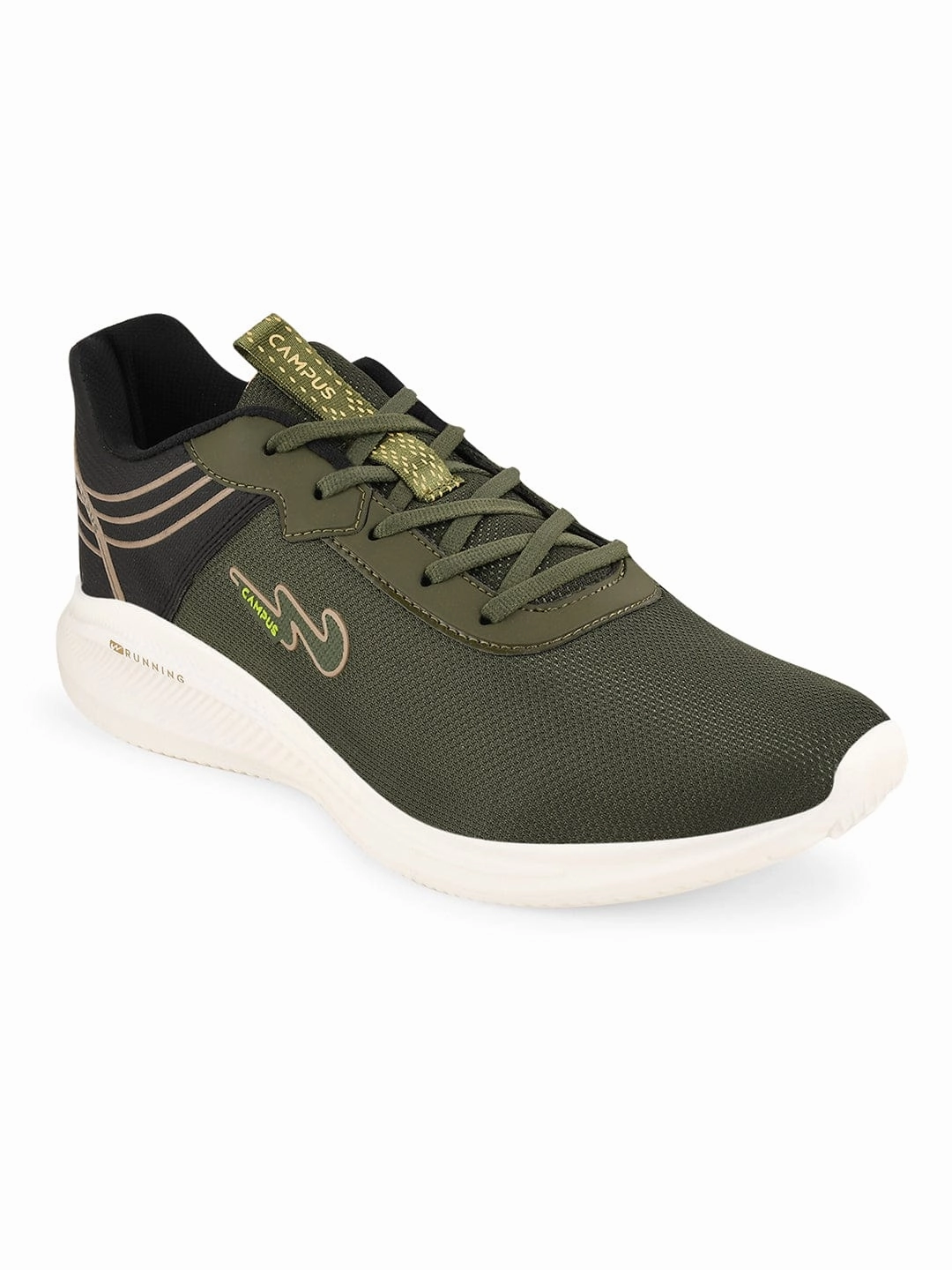 Best Deals Running Shoes CAMP PUNCH Olive Men's Running Shoes