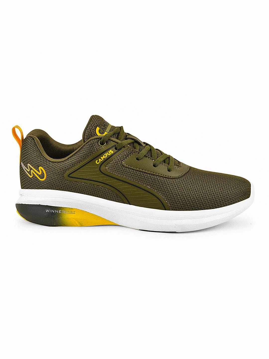 Running Shoes High Arch CAMP-THRIVE Olive Men's Running Shoes