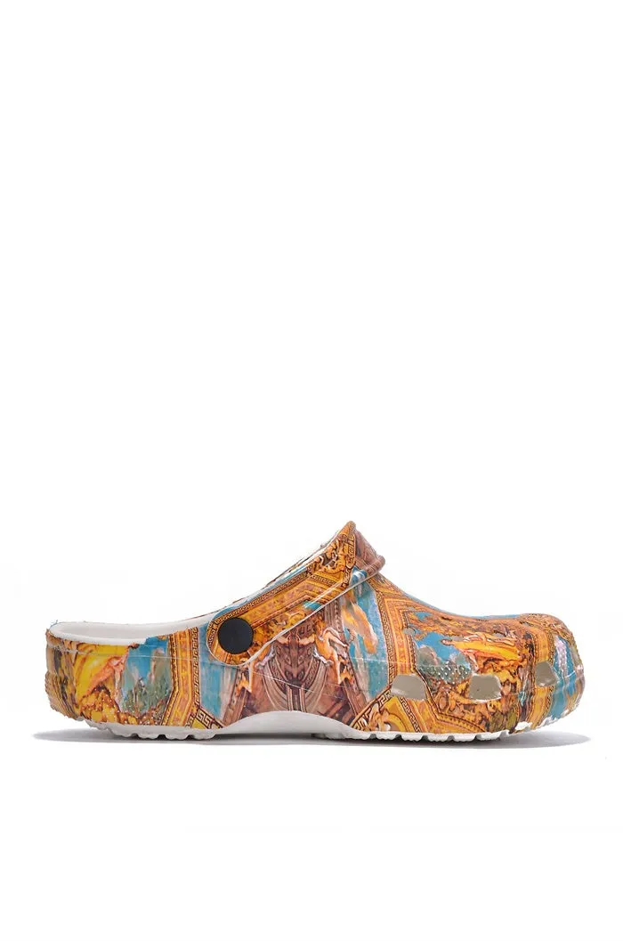 Cape Robbin Vigilante Womens Fashion Comfortable Slip On Slides Star Cushion Flip Flops