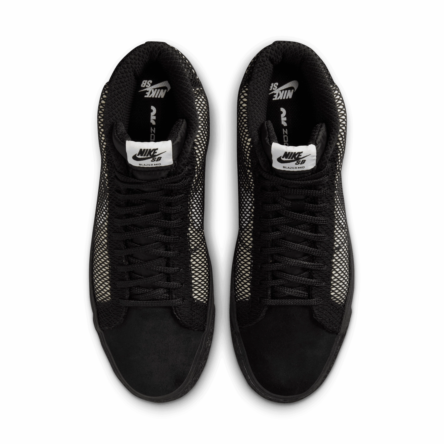 Nike SB Zoom Blazer Mid Premium Shoes - White / Black - White - Black Snow Running Shoes Asics