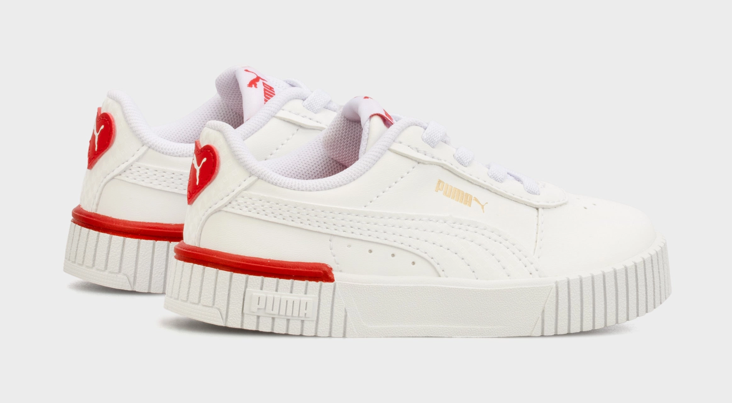 Running Shoes Asics Gel Kayano Carina 2.0 Red Thread Infant Toddler Lifestyle Shoes (White/Red)