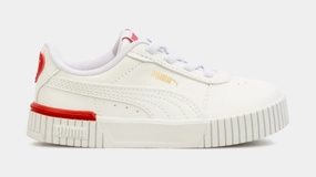 Carina 2.0 Red Thread Infant Toddler Lifestyle Shoes (White/Red) Asics Skate Shoes Sale