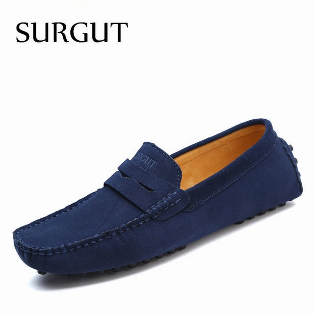 Loafers Restaurant Albany Oregon Fashion Summer Style Soft Moccasins Men Loafers High Quality Genuine Leather Shoes Men Flats Gommino Driving Shoes