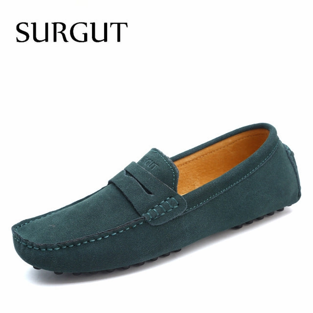Lizard Skin Loafers Fashion Summer Style Soft Moccasins Men Loafers High Quality Genuine Leather Shoes Men Flats Gommino Driving Shoes