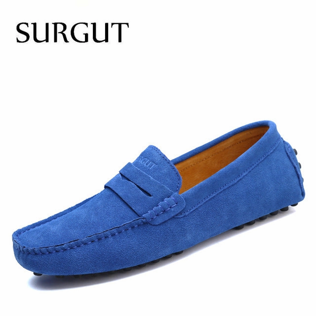 Summer Outfits With Loafers Fashion Summer Style Soft Moccasins Men Loafers High Quality Genuine Leather Shoes Men Flats Gommino Driving Shoes