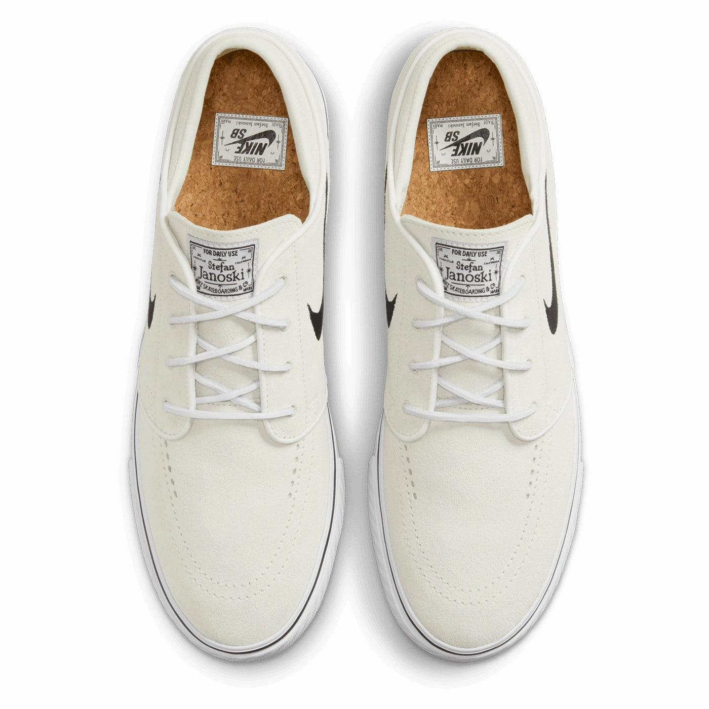 Nike SB Zoom Janoski OG  Shoes - Summit White / Black - Summit White - White Top Asics Volleyball Shoes