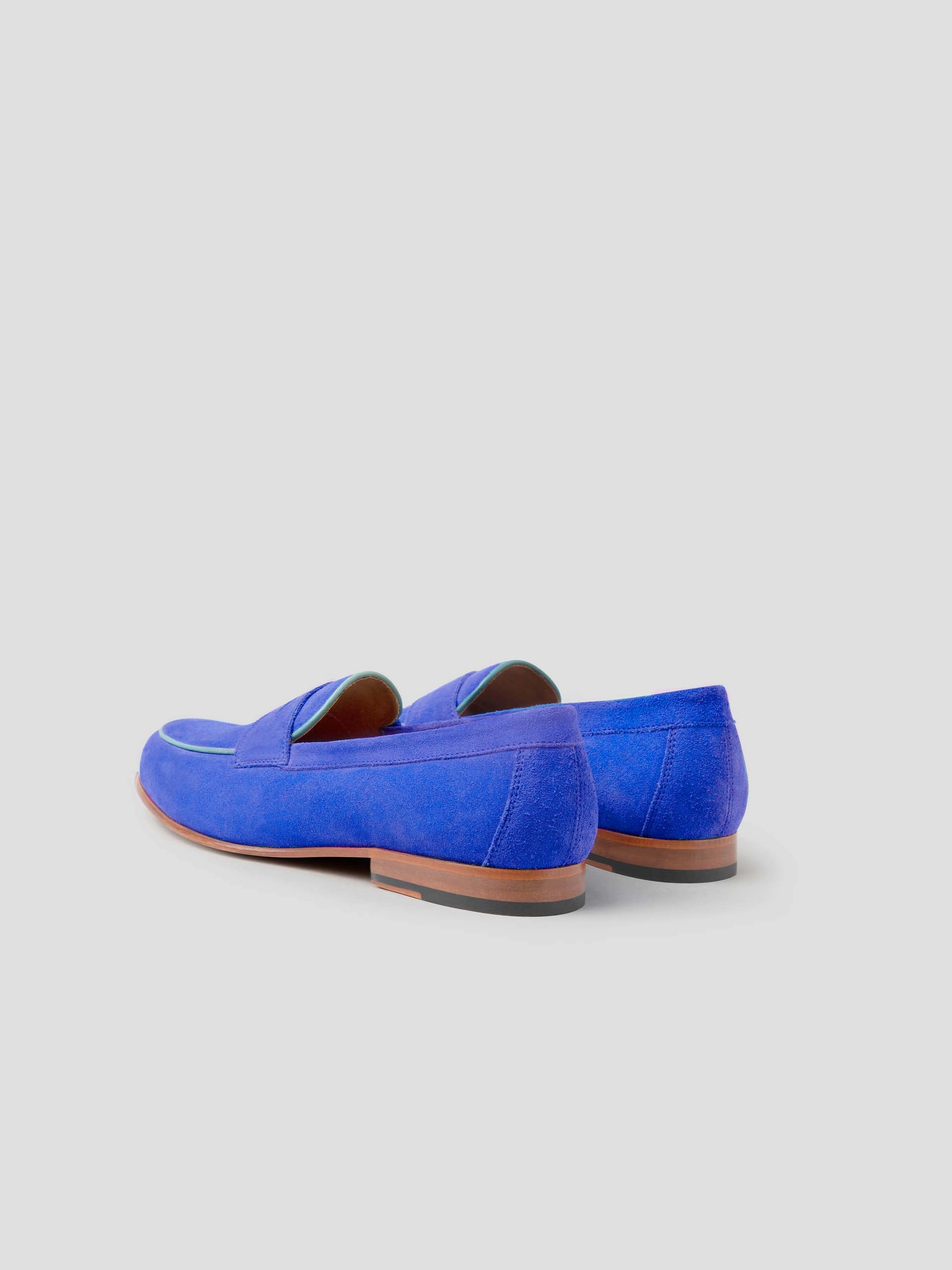 Charles Loafer - Sapphire Suede Naturalizer Penny Loafers