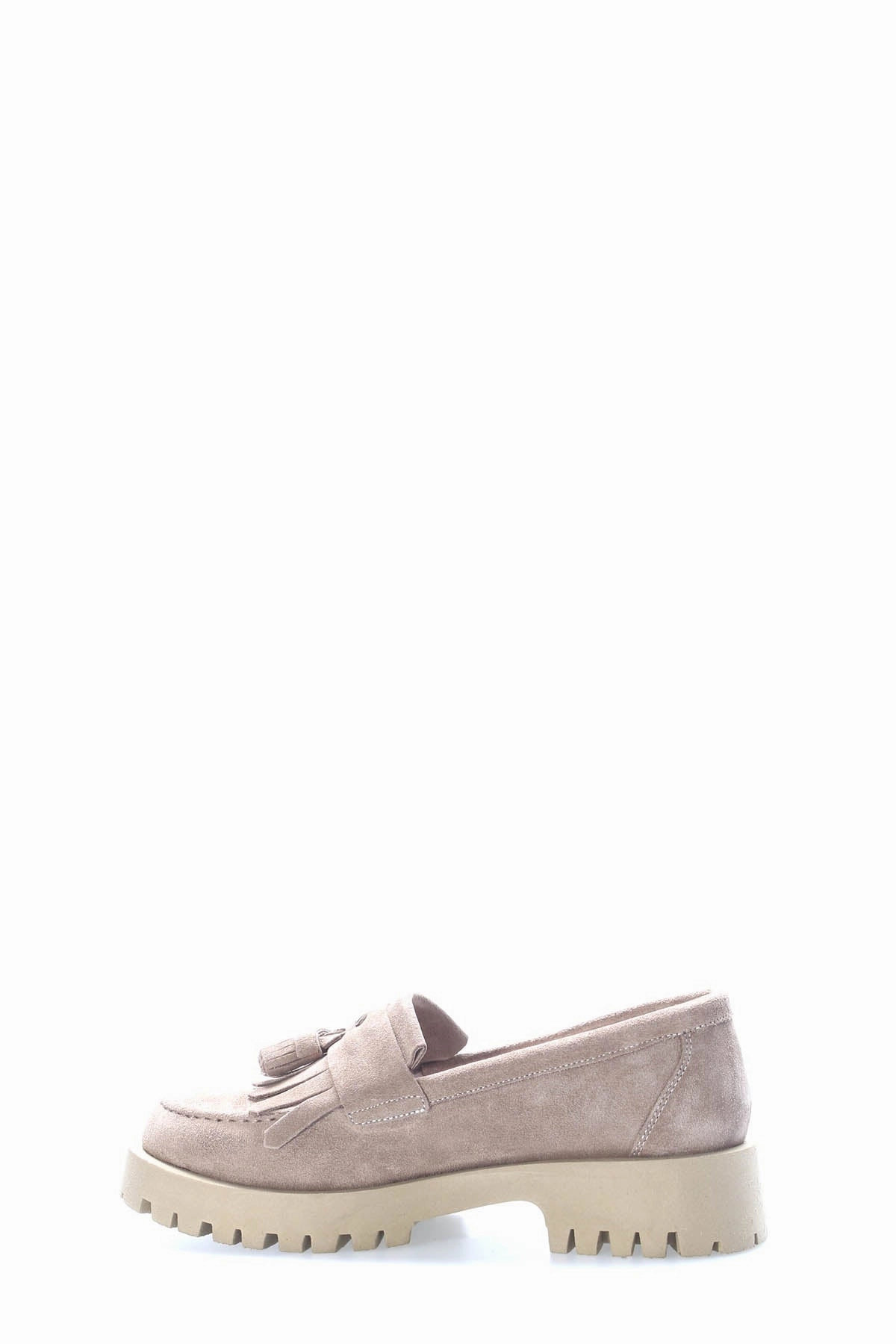 FST Genuine Leather Women's Casual Shoes 581ZA2840 Mink Suede - Leamington Sperry Slip On Casual Shoe