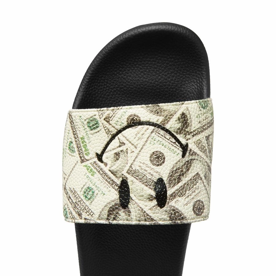 Hello Kitty Fluffy Slippers Chinatown Market Smiley Money Slides