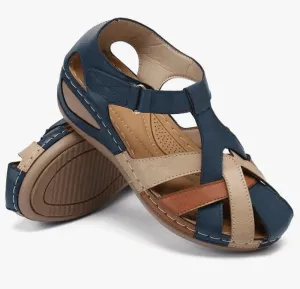 Supportive Sandals for Women with Velcro Strap Sandals For Walking