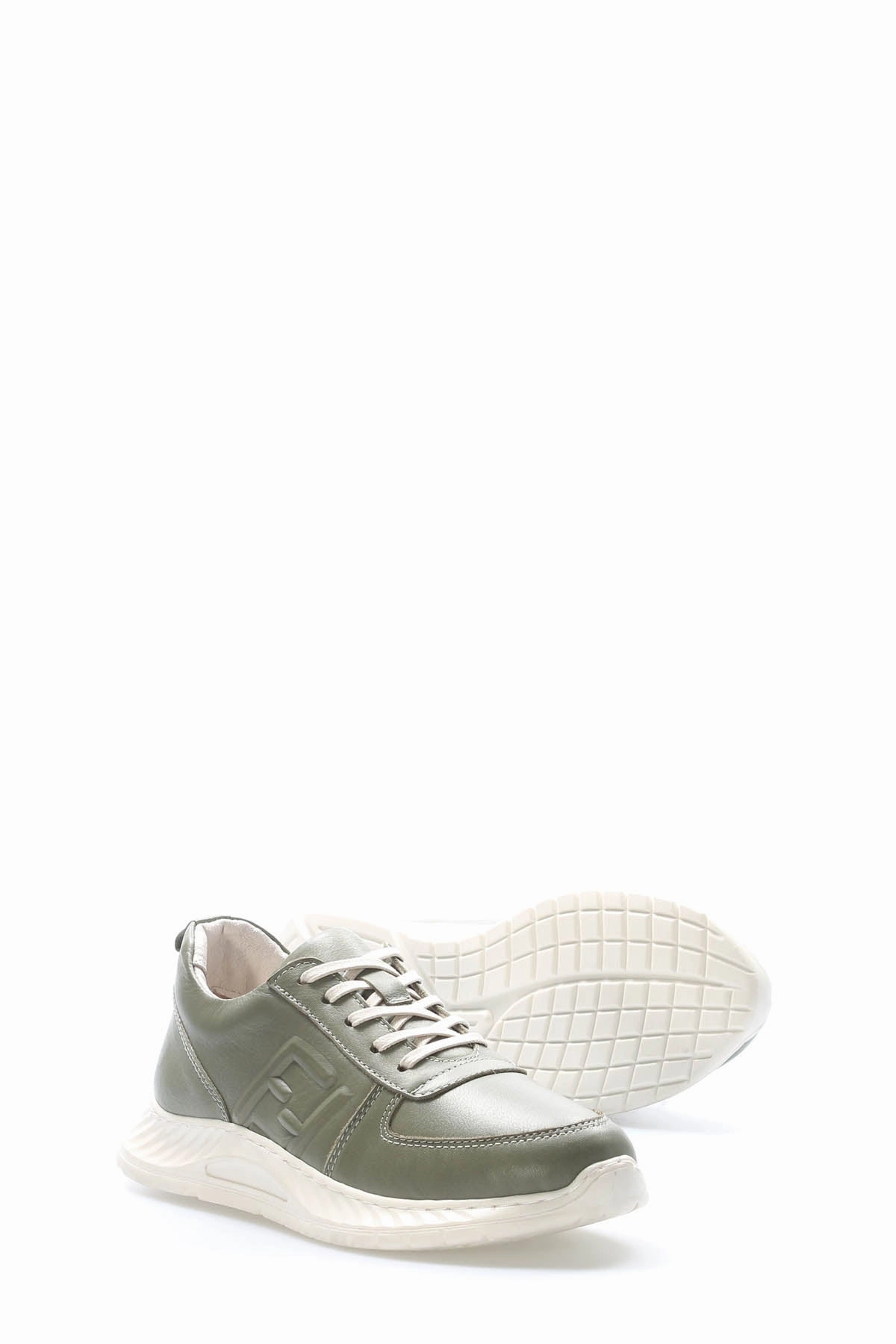 FST Genuine Leather Women's Casual Shoes 583ZA2502 GREEN - Bergkamen Originals Nmd R1 Print Casual Shoes