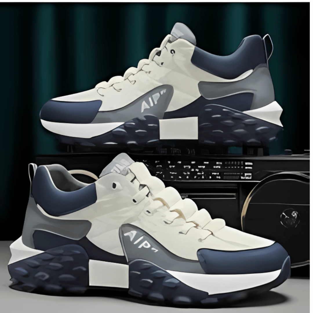 Urbanzy Men's Korean High Top Casual Shoes Skechers Casual Slip On Shoes