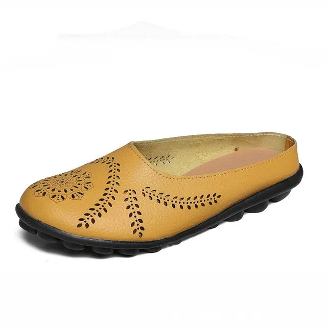 Loafers Cranberry 2019 Spring Summer Women Shoes Size 43 Women Flats With Genuine Leather Chaussures Femme Slip On Women Loafers Flat Shoes Woman