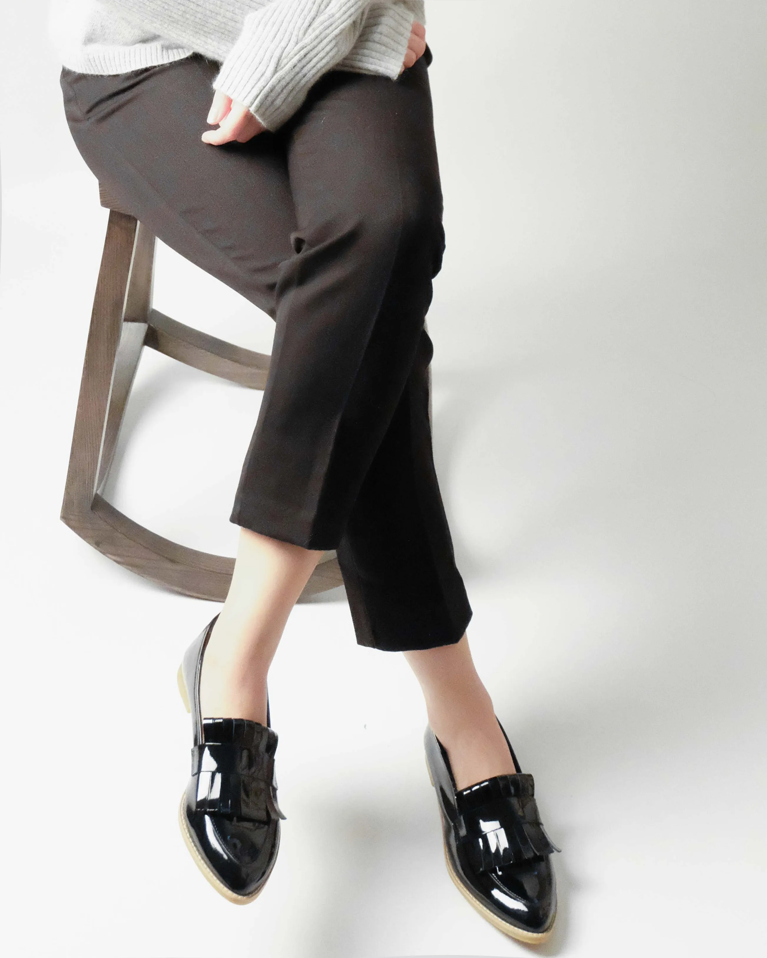 Mules Vs Loafers Amelie Loafer - Piano Black