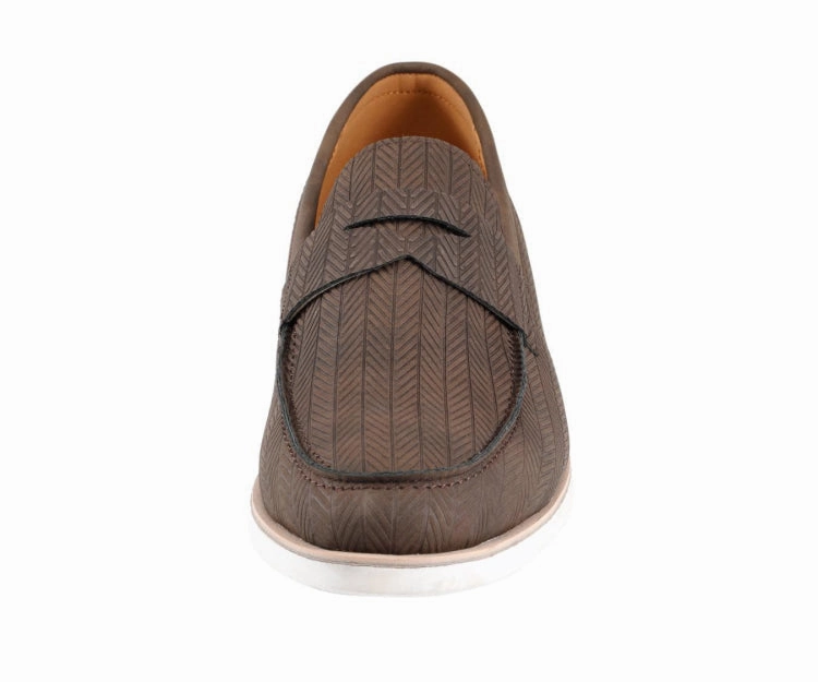 Monolith Loafers Amali Elias Herringbone Loafers For Men Brown Fabric