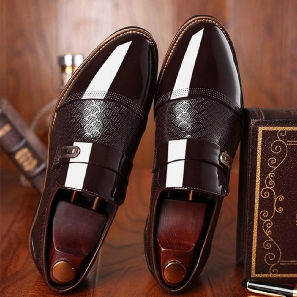 Classic Vegan Leather Handcrafted Slip On Loafer Shoes For Men Lincoln Loafers