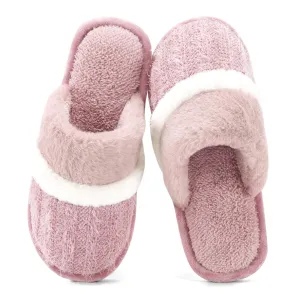 MEROKEETY Cozy Slippers for Women Indoor and Outdoor Fuzzy House Shoes Ghost Face Slippers