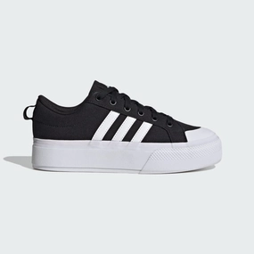 Adidas Composite Toe Shoes Adidas Women's "Bravada 2.0" Platform Sneakers - Core Black / Cloud White / Core Black