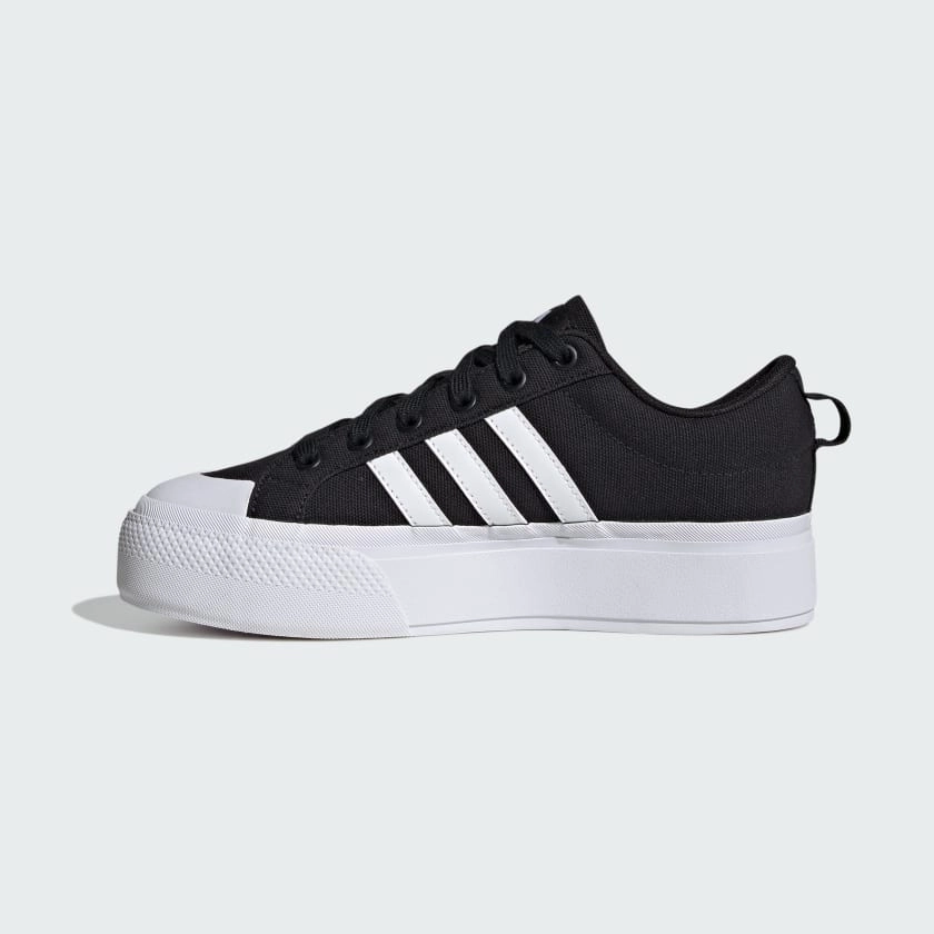Adidas Mellow Shoes Adidas Women's "Bravada 2.0" Platform Sneakers - Core Black / Cloud White / Core Black