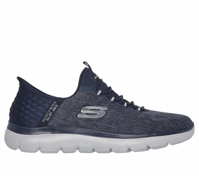 Skechers Mens Summits Key Pace Hands Free Slip in Best Sneakers For Planters Fasciitis