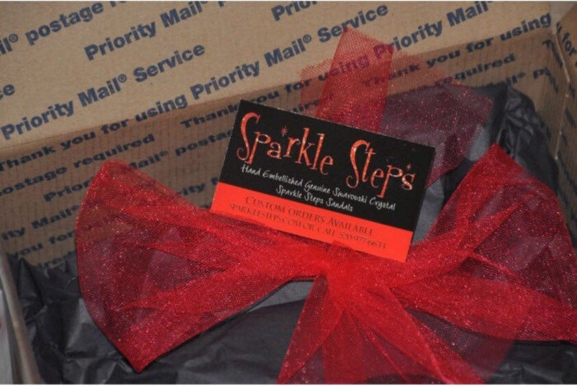 Element Flip Flops Clear to Black Ombre' Rockstar Swarovski Crystal Platform Flip-flops by Sparkle Steps