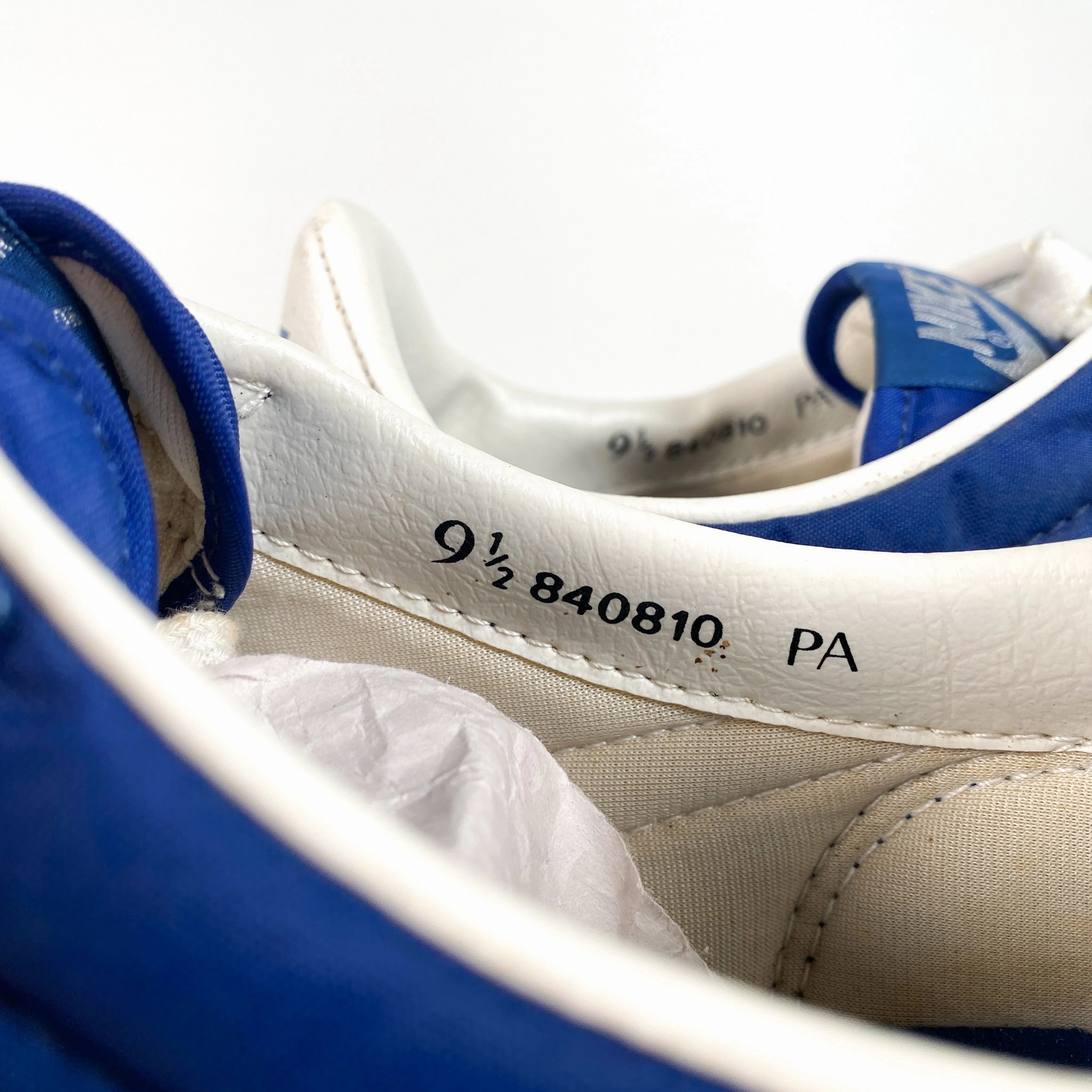 Asics 2160 Running Shoes Vintage 1984 Nike Oceania 840810 Blue Size 9.5 Shoes