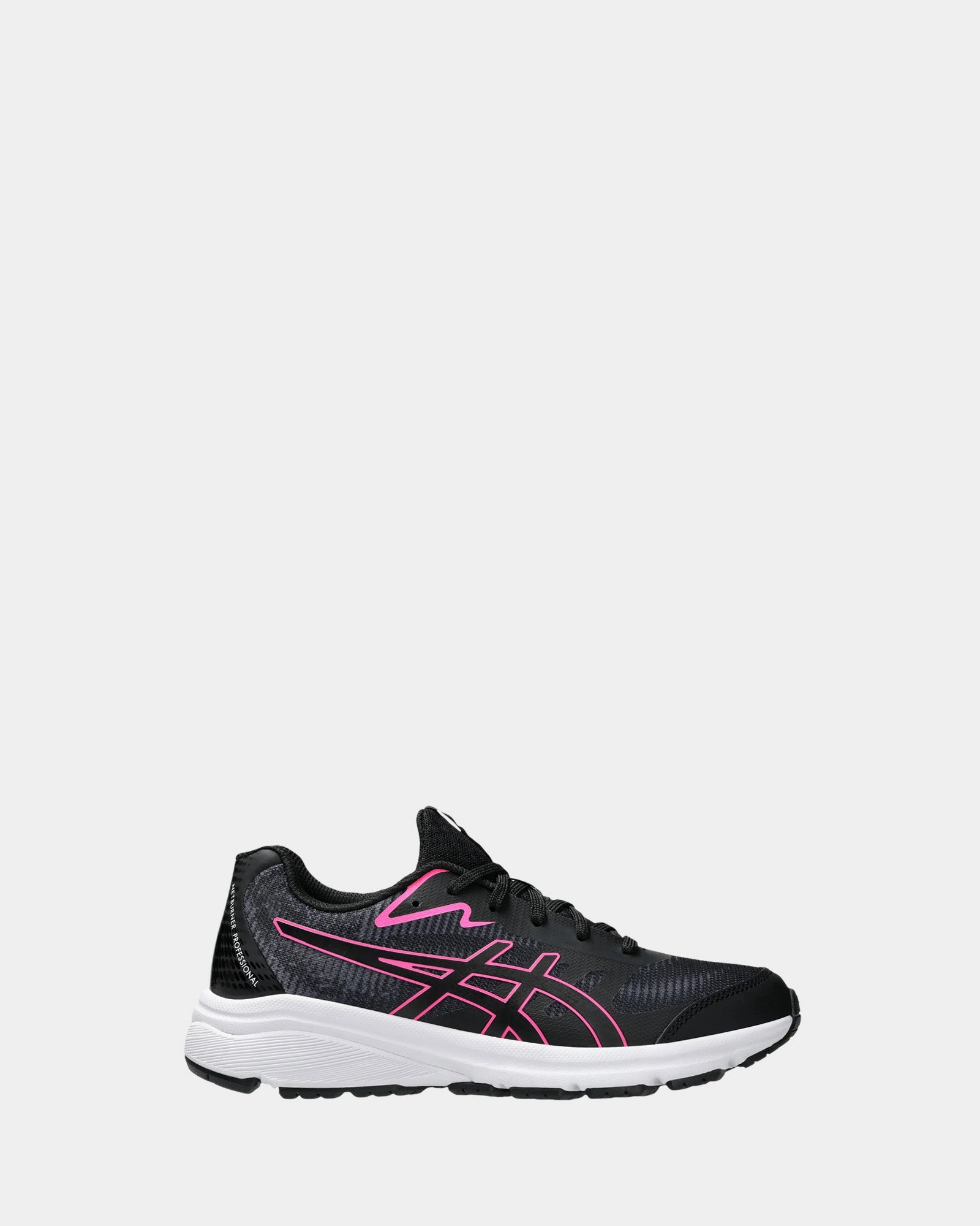 Asics Road Tested Shoes Netburner Pro 4 Grade School Black/Hot Pink