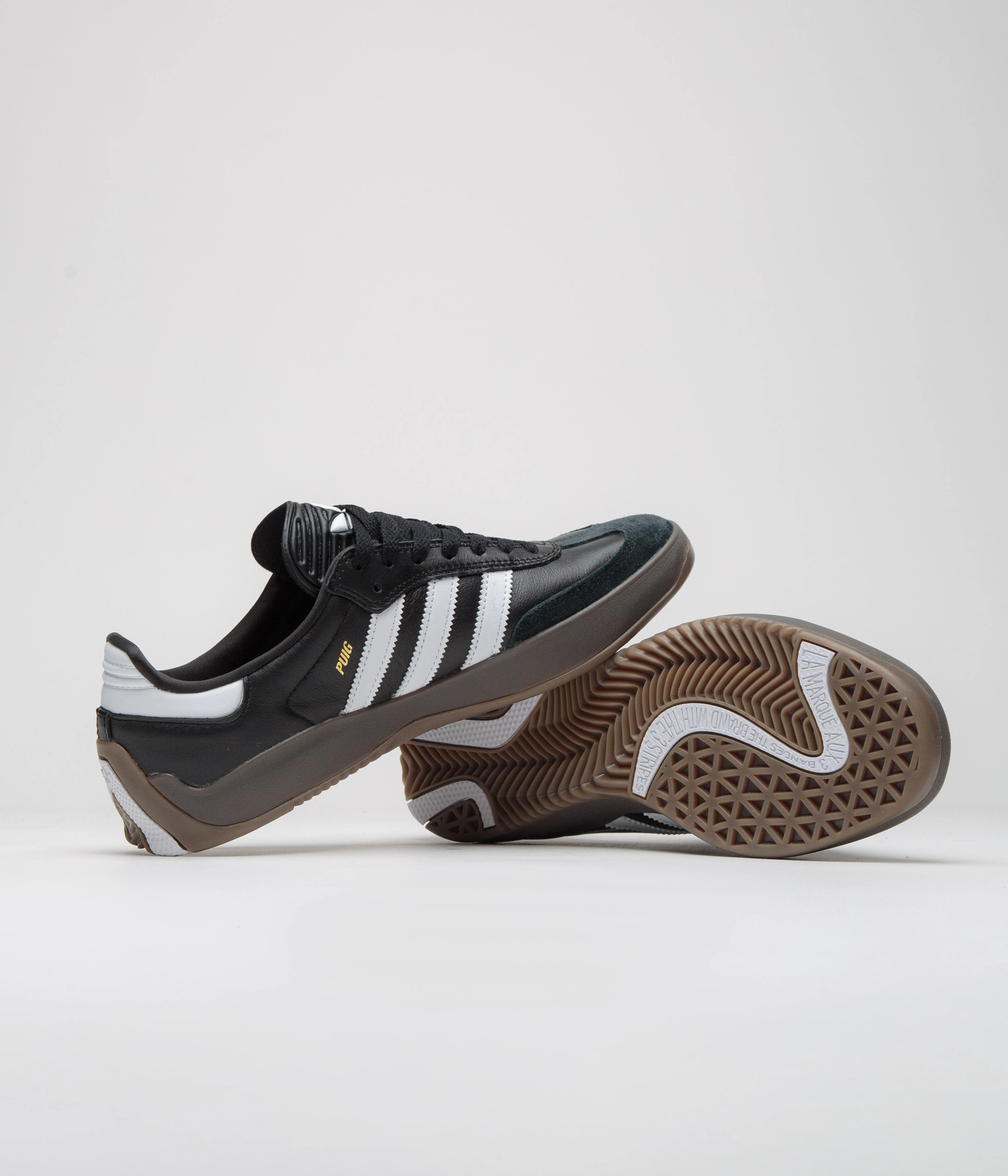 Adidas Puig Samba Shoes - Core Black / FTWR White / Gum Adidas Croc Shoes